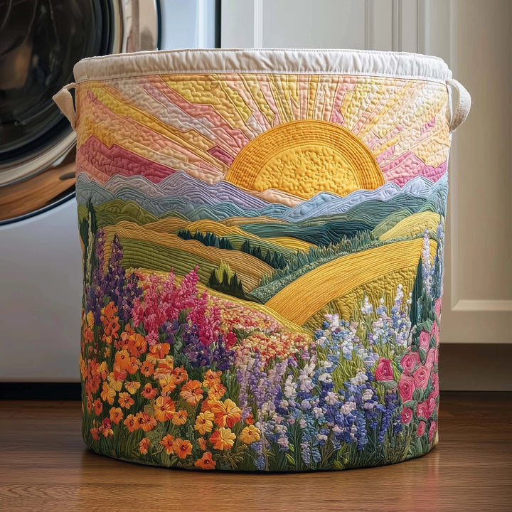 Nature &amp; Sunrise | Handcrafted Laundry Basket