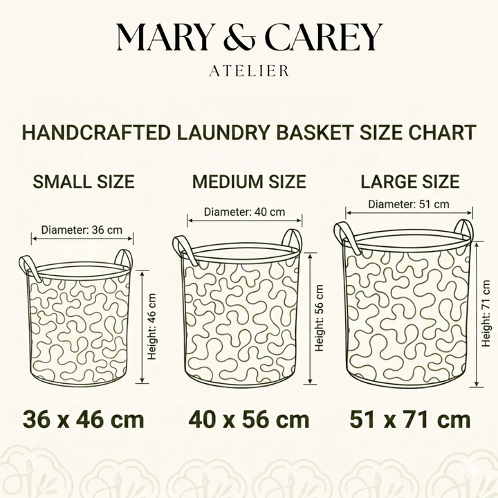 Spring Meadow | Handcrafted Laundry Basket